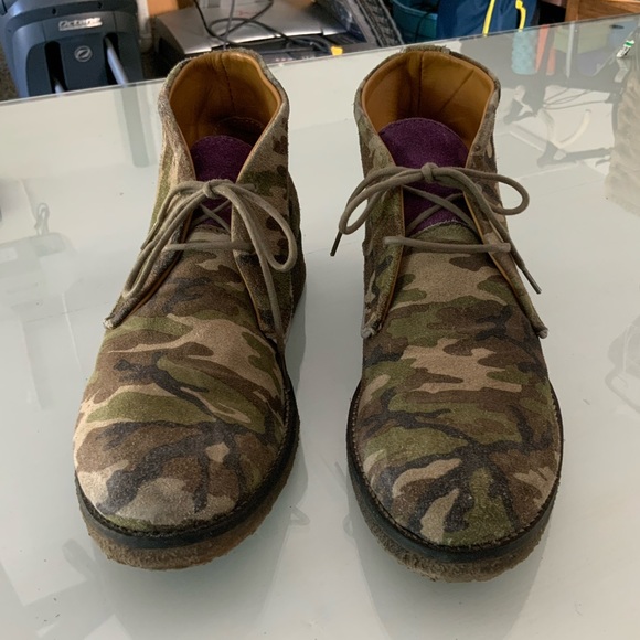 Fluevog Gallant Willy Camo Size 8M/10W - Picture 4 of 10